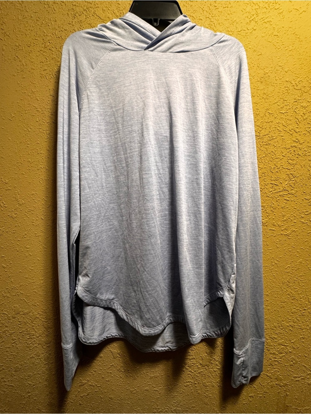 Swiss Tech Light Gray Long-Sleeve Hooded Tee